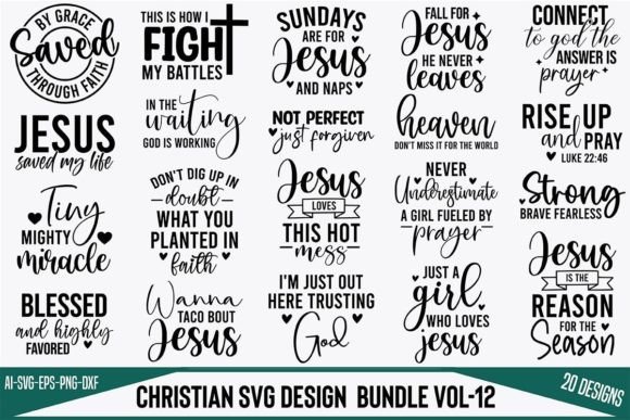 Christian SVG Design Bundle Vol-12: A Visual Publisher’s Review for Content Creators