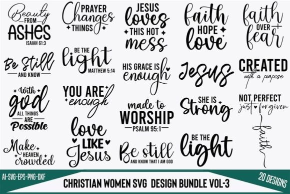 Christian Women Bundle Vol - 3: A Designer’s Review for Real Business Branding