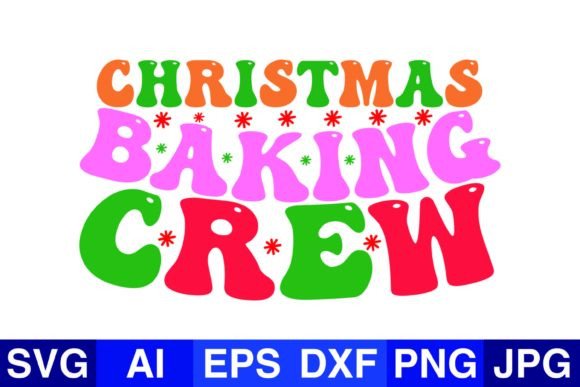 Christmas Baking Crew SVG PNG for Crafts & Graphics