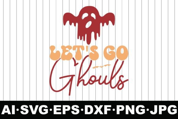Let’s Go Ghouls: Halloween Groovy Design for Blog Graphics & Crafts