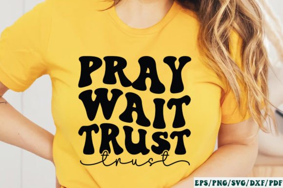 Pray Wait Trust Retro SVG: A Designer’s Real-World Embroidery Review