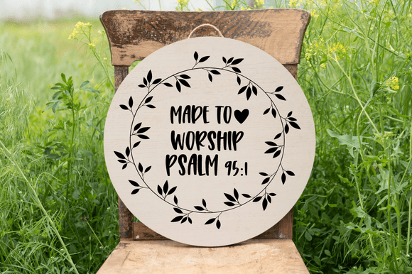 Reviewing Made to Worship Svg, Bible Quote Svg for Real Client Design Projects